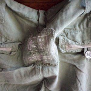 Da Nang cropped silk cargos, size small